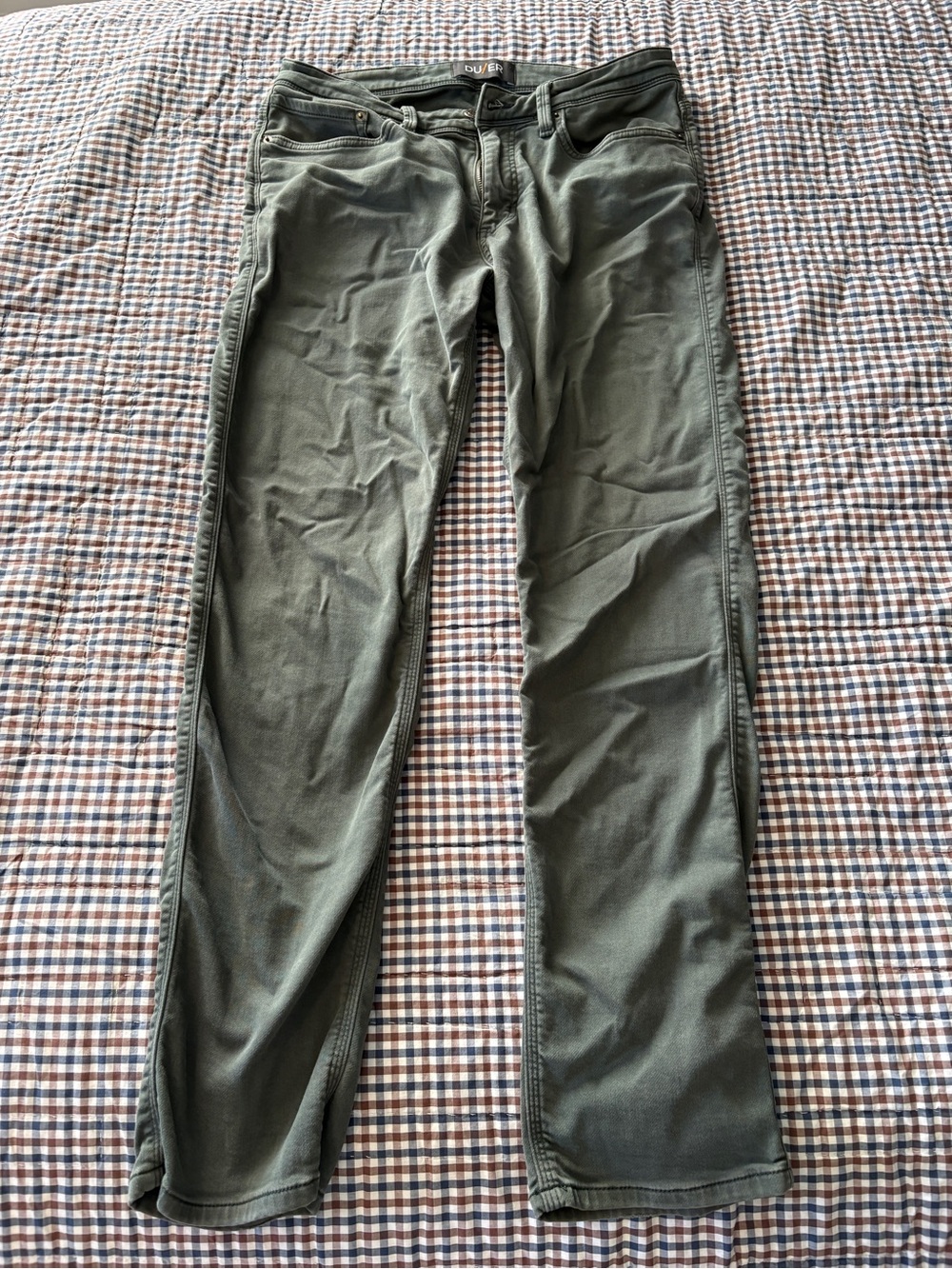 Men's Olive Green Chinos - Classic Everyday Fit